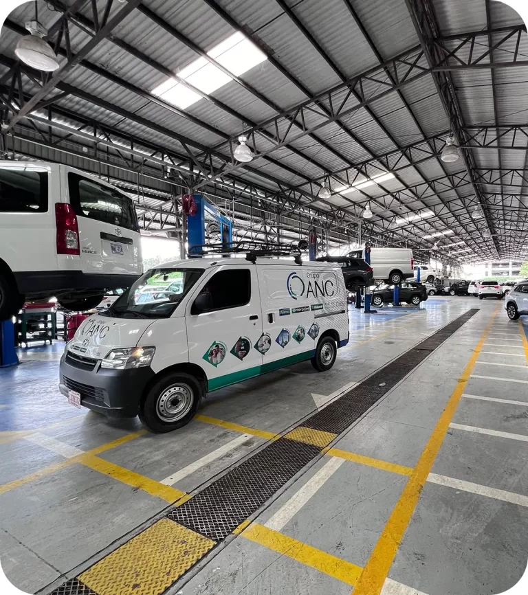 Auto de ANC en taller